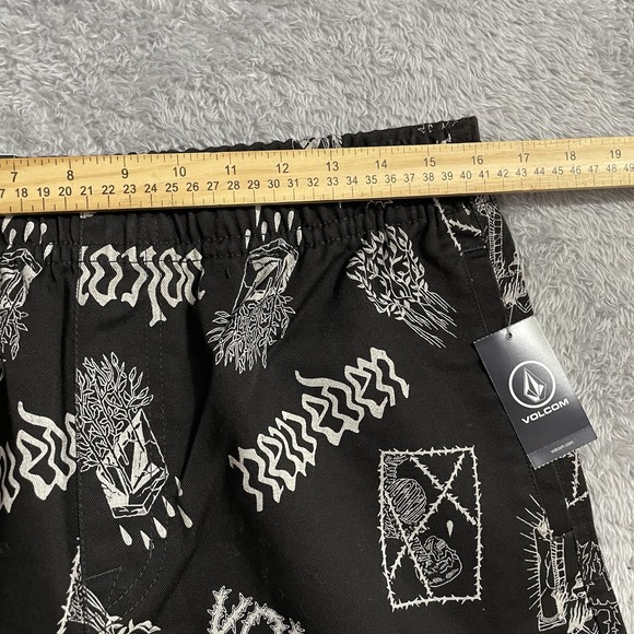 Volcom True To This Pants Size Med Featured Artist Vaderetro Elastic Waist Pants - Picture 6 of 11